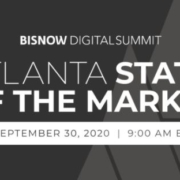 A black and white image of the atlanta state of the market