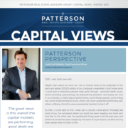 A picture of the patterson capital views newsletter.