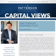 A picture of the cover page for patterson capital views.