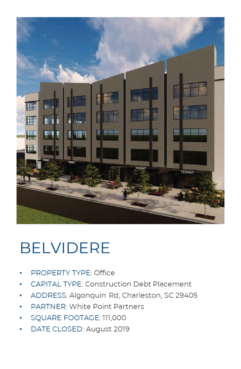 SOUTH CAROLINA TRANSACTIONS Patterson Real Estate Advisory Group